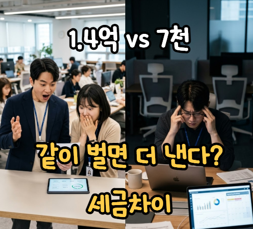 맞벌이 vs 외벌이 세금 차이
